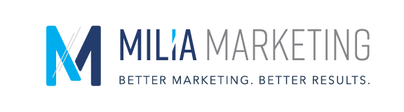 Milia Marketing Horizontal Logo with M